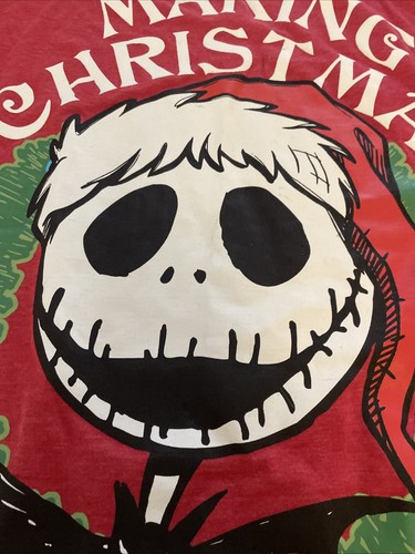 Disney Parks 2024 Holiday T Shirt 3XL Making Christmas Fright Jack Skellington - Picture 4 of 5