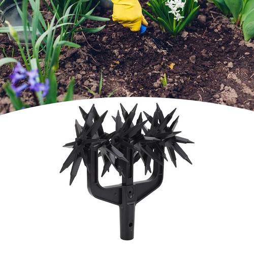 Garten Kreiselgrubber Boden Vertikutierer Handfräse Gartengrubber Werkzeug - Bild 8 von 12