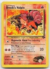 Brock's Vulpix 37/132 Uncommon Gym Challenge Pokemon Unlimited Near Mint on eBay