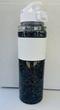 Custom Glitter Water Bottle, BPA Free, 32oz With Locking Lid
