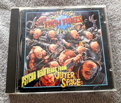 Rich Rags - Psycho Dead Heads From Outer Space. CD Warhammer Label WAR CD 11