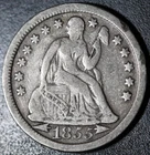 1855-P SEATED LIBERTY DIME