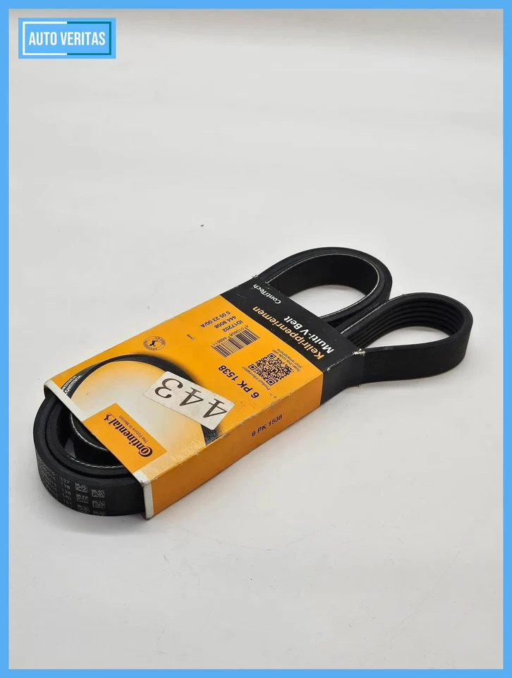 CONTI 6PK1538 Vapour belt BMW 3 Series E46 5 Series E39 X3 X5 Z3 Escort Corolla - Image 3 of 4