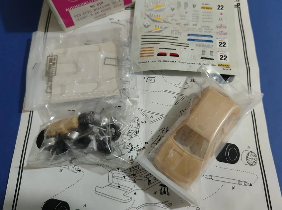 kit Renault Clio Williams Gr.A #22 Tour de Corse 1994 - Micro Style Models 1/43 - Immagine 4 di 4