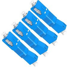 4 PCS SC/UPC Male to LC/UPC Female Single Mode Fiber Optic Adapter Connector