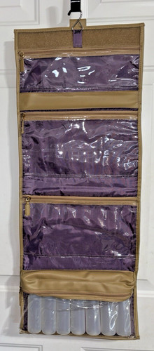 Modello Faux Leather Suede Travel Valet Bag