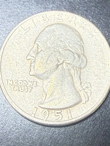 1951 S Washington Quarter -90% Silver