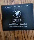 2021 United States Mint American Eagle One Ounce Silver Proof Coin 21EMN Type 2