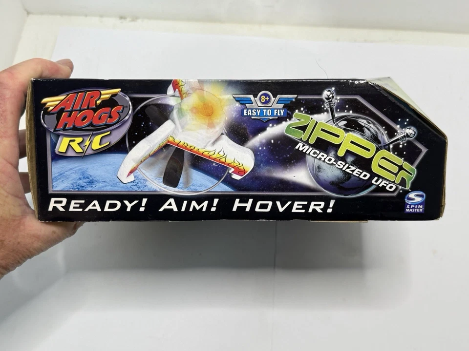 New Air Hogs RC Zipper Micro Sized Indoor Flying Light Up UFO NIB - Image 4 of 4