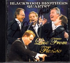AUTOGRAPHED CD - Blackwood Brothers Quartet - Live From Florida  Southern Gospel