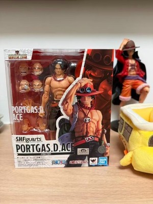 Bandai One Piece S.H.Figuarts Portgas D. Ace Fire Fist Action Figure SHF Toy New