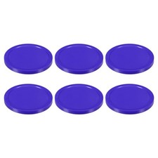 6Pcs Air Hockey Pucks 3.2 Inch Air Hockey Heavy Replacement Pucks Game Tables