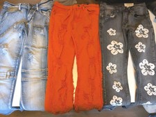 Lot Of Kids Jeans Size 12- FWRD Denim - GS115 Orange FWRD NWOT 