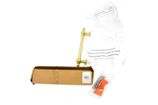 Rejuvenation Ellis Drawer Door Pull Handle Brass Cabinet Hardware with Screws