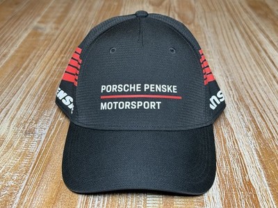 Puma Porsche Penske Motorsport Hat Ansys Snapback Cap Black Red