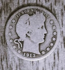 1913-D 25C Barber Quarter
