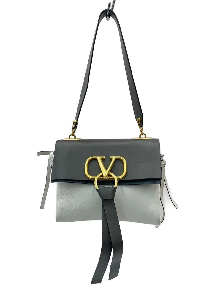Valentino — Valentino Garavani Logo 2way Leather Shoulder Bag Hand Tote Bag Multicolor