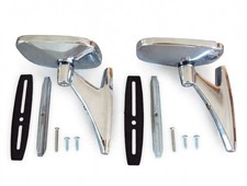 Afor Universal Fender View Mirrors Vintage Classic Car Side Wing Mirrors Square Afor Universal Fender View Mirrors Vintage Classic Car Side Wing Mirrors Square