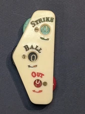 Ever-New Co Vintage Baseball Softball Umpire Strike Ball Out Counter Indicator