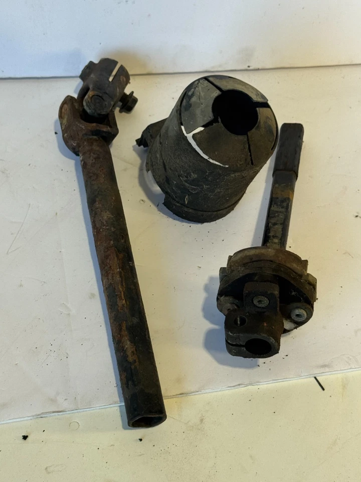 1987-1991 FORD F150 F250 F350 STEERING SHAFT PIECES ASSEMBLY KIT USED OEM - Image 3 of 4