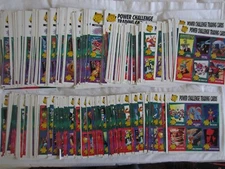 Nintendo Power Super Power Club Trading 6 Card Uncut Insert Sheets 1992-95 RARE