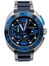 Locman Sea Titanium 47mm 138KBLTK/690 Chrono Wr100m Watch Hot Sale New