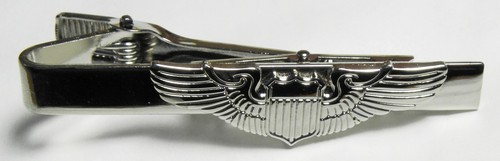 Aviator Pilot Wings Tie Bar Fix Clip Army Navy Air Force Aeroplane Plane Clasp - Imagen 3 de 5
