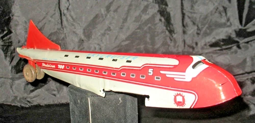 1955 MARX TOY AIRLINER TIN LITHO STRATOLINER 700 SKYCRUISER FUSELAGE PART