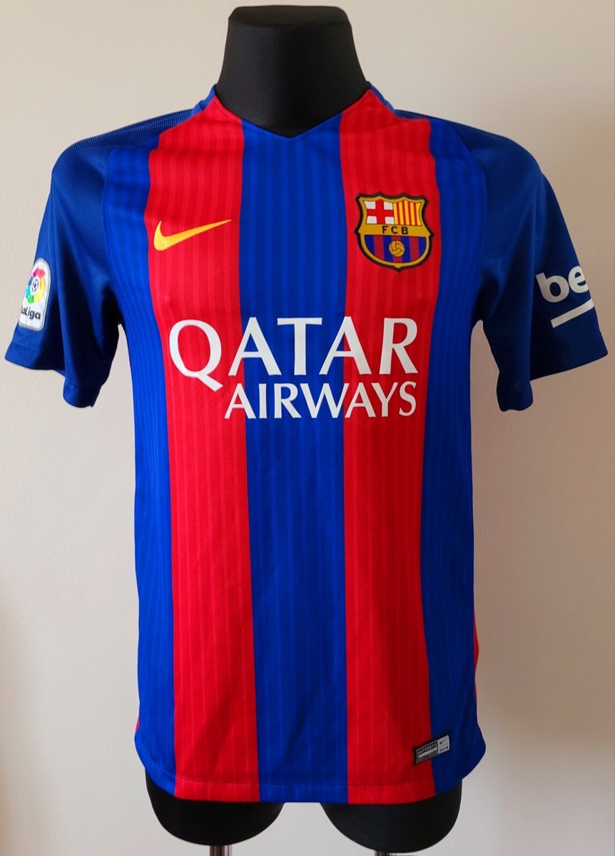 バルセロナ 背番号付き 2016 ナイキ FC ラキティッチ ユニフォーム 4番 Barcelona 2016 - 2017 Home football Nike shirt #4 I. Rakitić