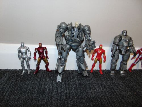 7 Iron Man Action Figures - Iron Man, Iron Monger 6", War Machine, Iron Man MK1 - Picture 8 of 21