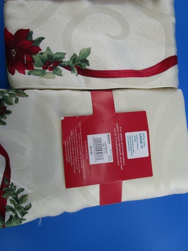 Food Network Alpine Ribbons Table Runner & Napkins- Cotton/Polyester -Set of 4 - Picture 12 of 15