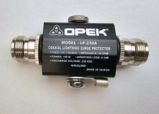 Opek Radio Antenna Coaxial Lightning Static Surge Protector- Ground
