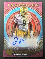 2023 Bowman University Inception - Justin Ademilola #BIA-JAA Notre Dame AUTO /75