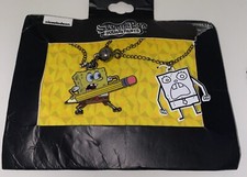 SpongeBob SquarePants Best Friends Necklace Sterling Silver Bioworld BFF Magneti