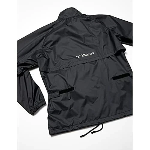 MIZUNO JAPAN Golf Stratch Rain Wear Jacket Pants Set Black Size XL