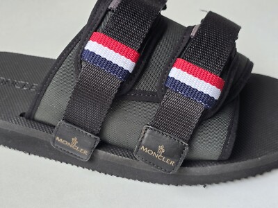 Moncler Slidework Sandals Slides US 10 - 10.5 IT 43 Olive