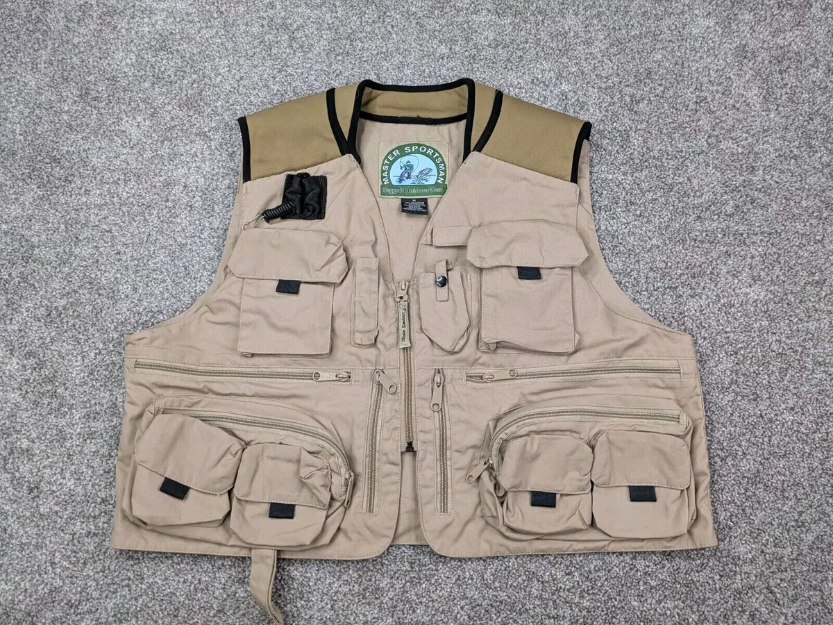 Master Sportsman Men Fishing Fishing Vests with Inner Pockets for