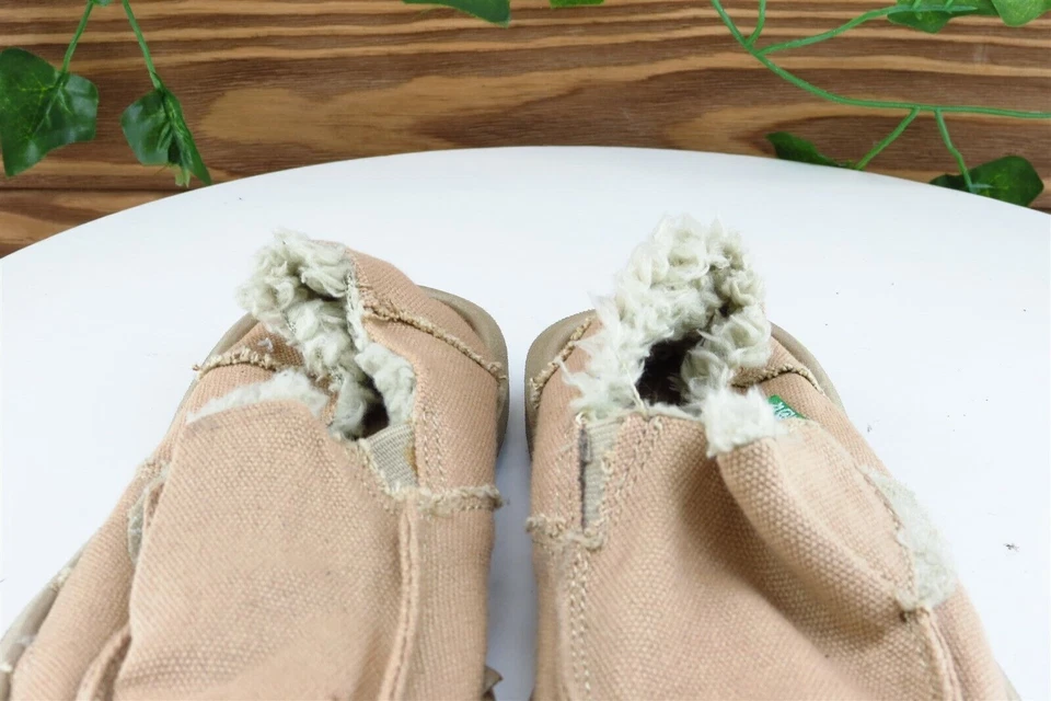 Tela plana marrón mediana Sanuk para niños pequeños 10 Foto 3 de 4