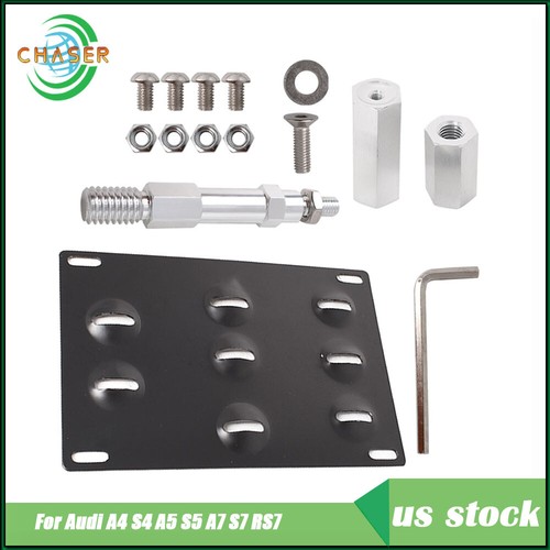 NO DRILL LICENSE PLATE BRACKET FOR AUDI Q7 Q5 Q4 E-TRON Q3 A3 S3 RS A4 - Foto 6