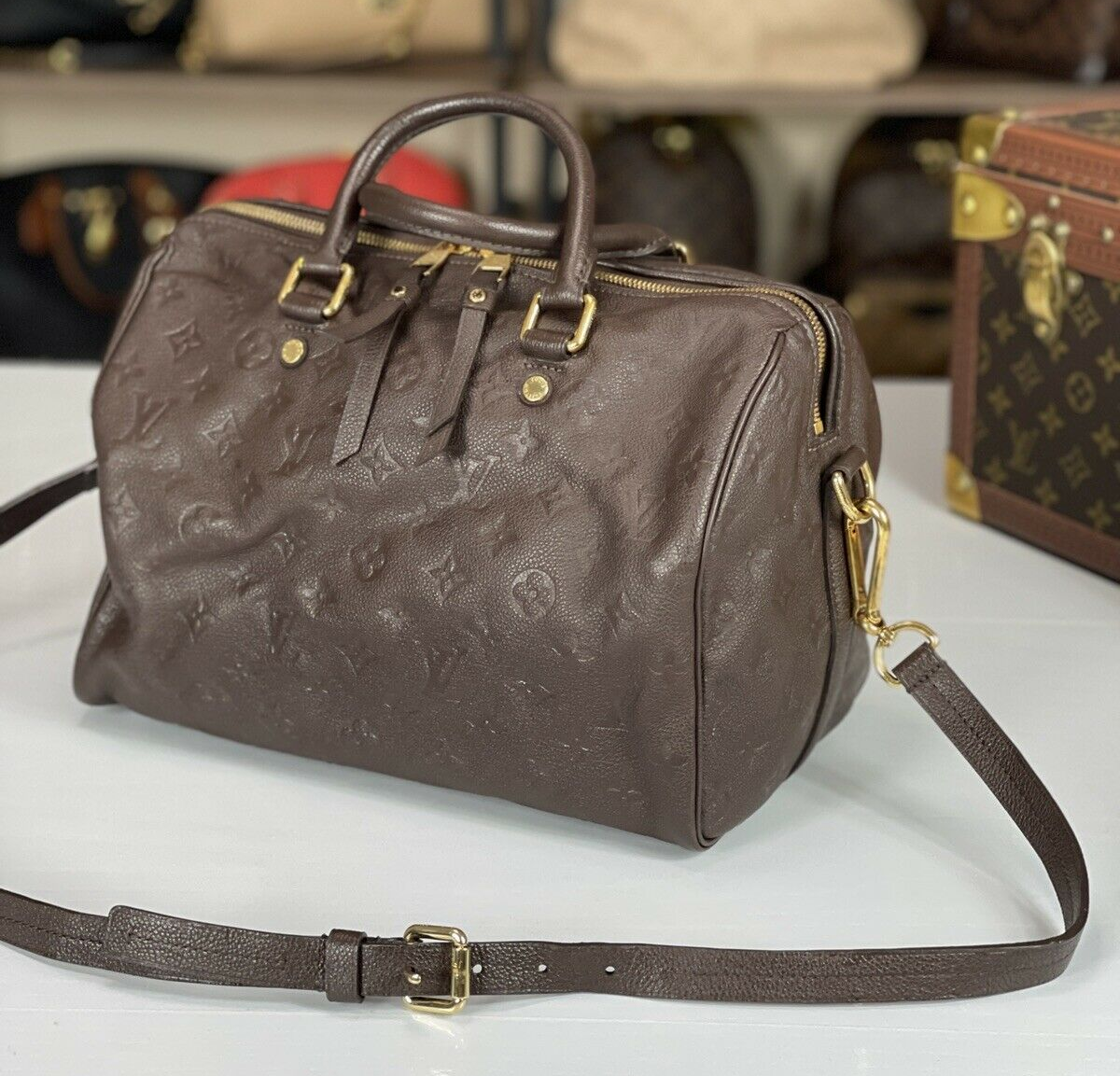 louis vuitton speedy 30 leather
