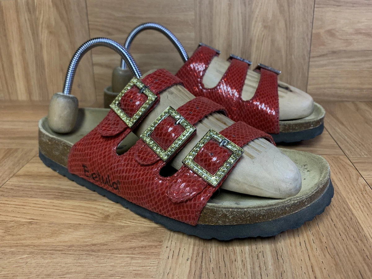 All red birkenstock store