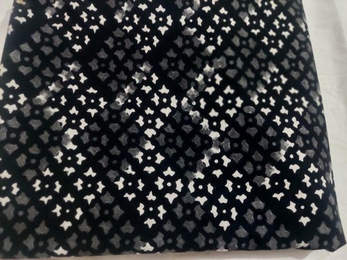 5 Yard Hand Block Print Handmade Cotton Indian Natural Sanganeri Print Fabric. - Picture 2 of 3