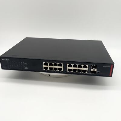 BUFFALO Layer 2 Giga Smart Switch 16 Port BS-GS2016 Used Tested