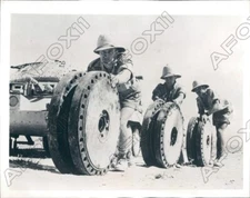 1941 North Africa Blacksmith Shop Below the Western Desert Sands Press Photo