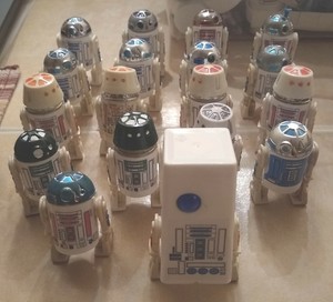 Star Wars Vintage Action Figures Droids Custom Stickers Repainted