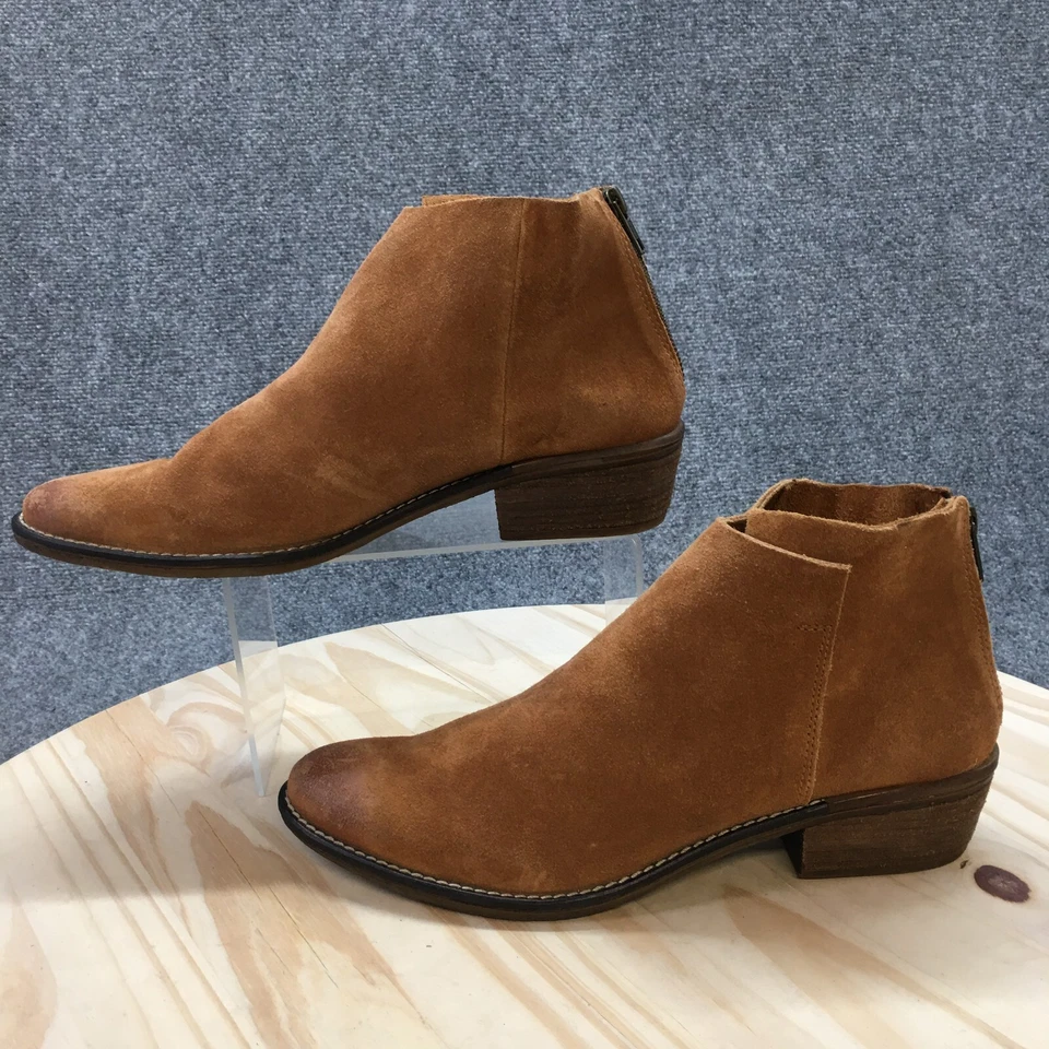 Botas muy volátiles para mujer 10 Aldworth botín marrón gamuza cuero informales Foto 3 de 4