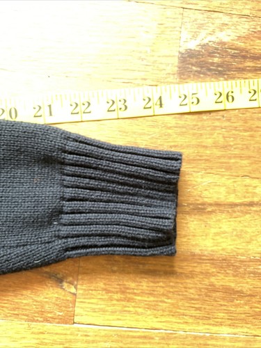 Vintage LAUREN Ralph Lauren Women’s M Black Collared Knit Sweater - Picture 5 of 6