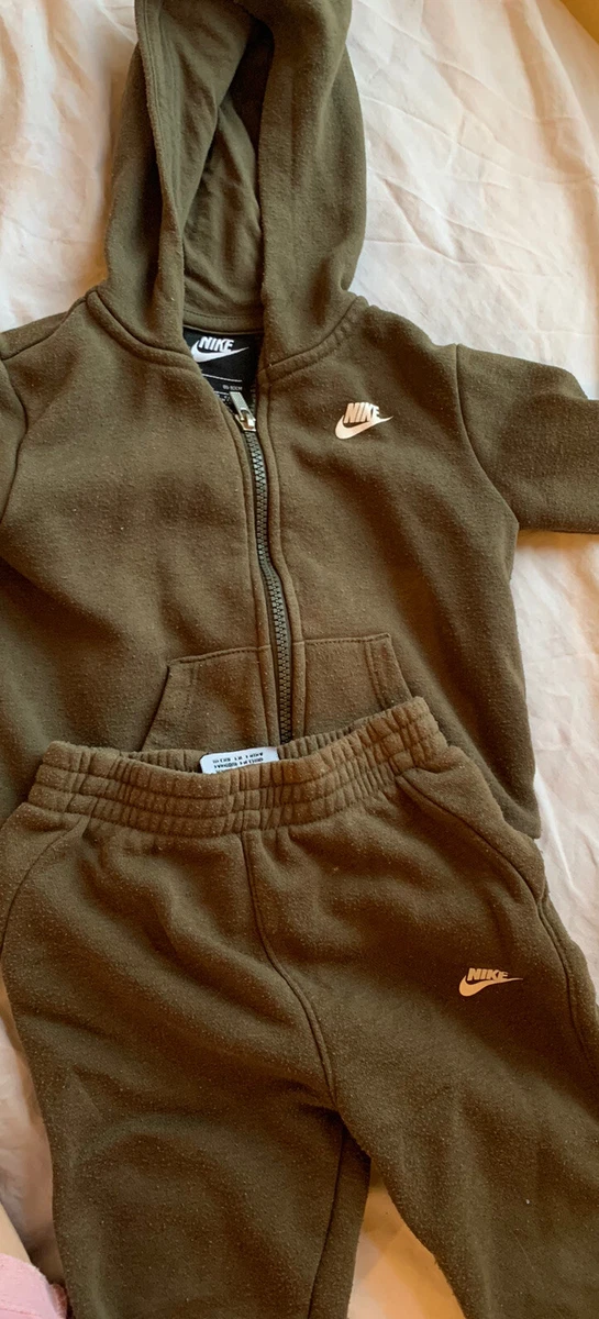 Nike Baby Boy Tracksuit Khaki 24 Months eBay
