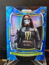 Hailie Deegan 2021 Panini Prizm Racing Variation Sunoco Blue Hyper Prizm #35