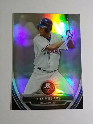 NICK WILLIAMS 2013 BOWMAN PLATINUM PROSPECTS CARD # BPP95 C3089
